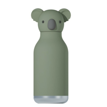 BESTIE-HOLIDAY-FLASCHE - Koala | mit Silikon Trinkhalm und Reinigungsbürste